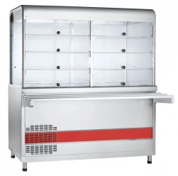 High-Temperature Refrigerated Display Counter with Neutral Cabinet PVV(N)-70KM-C-03-NSH