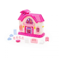 Fairy Tale Dollhouse with Furniture Set (12 Pieces) - Model 78261