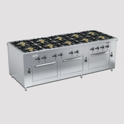 Professional Gas Stove PRG-IIA-10 3DSh "Maxi