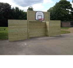 Football Goals with Basketball Backboard