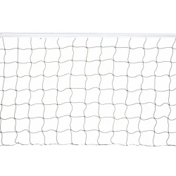 Volleyball Net - Size 1.00x9.50 m, White, 100 mm Mesh