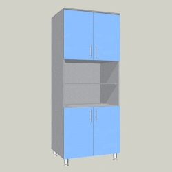 General Purpose Cabinet with Two Open Shelves Model MSh-3