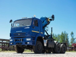 Hydraulic Crane Truck KMA on KAMAZ 5350 Base 51K12N-UB