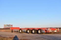 Sliding Semi-Trailer TSR 4S0U2N without Hydraulic Mechanisms