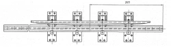 R50 Cross Rail Type 1/6 with Counter Rail Project SP939.000-01