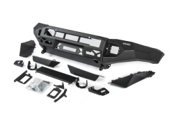 Black Bumpers for FORD RANGER (2012-2015; 2015-) with Mounting Kit