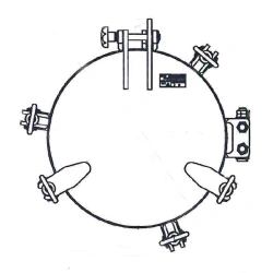 Round Steel Portholes for Marine Vessels - Marine Equipment