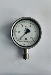 Pressure Gauge for Measuring Non-Aggressive Media - MP3-U-1-VU-Ks