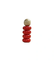 Wooden Stacking Toy for Fine Motor Skills Development
