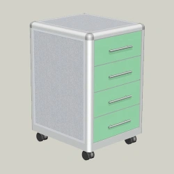 Four-Drawer Mobile Cabinet Model LTP-4