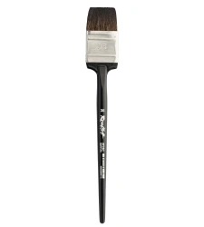 Flat Synthetic Bristle Paint Brush for Art and Restoration