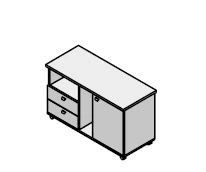 Mobile Service Cabinet "Gamma" Furniture Set