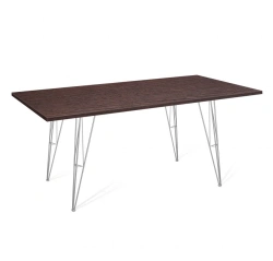 Elegant Sheffilton SHT-TU10/120/80 MDF Table with Metal Base