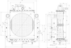 Radiator Block BR-310M.1301.0000-30 for Engine Cooling