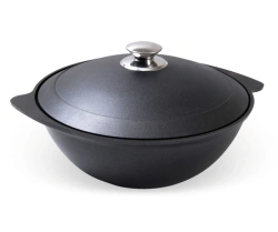 Aluminum Plov Pot 6L with Non-Stick Coating by Kukmara - Tradition Line