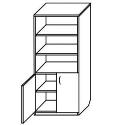 Document Storage Cabinet with PVC Edge Banding