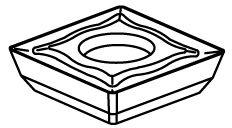 Solid Carbide Cutting Insert SB345-02-Q7A N100