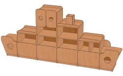 Ship-Shaped Shelf, Model S-K