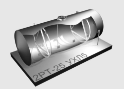 Double-Walled Horizontal Cylindrical Steel Tank Type 2RT - 25