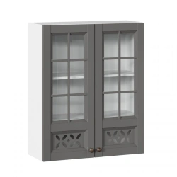 High Glass Fronts Set for Kitchen Cabinet 800 (Onyx Gray) - Ameli-3 LD.299770.000