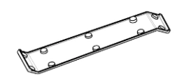 Left Front Ceiling Trim for Trams, Model 71-412.16.23.209