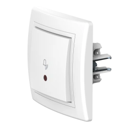 Caduceus Aling Prestige Push Button Switch with Indicator 10A, 250V - 610I.000