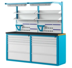 Metal Shelving Unit with Work Surface for Industrial Use" TU 31.01.11-002-86574644-2020