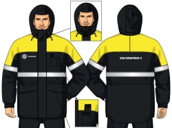 Men's Insulated Jacket for Low Temperature Protection SMA225-102/001-DKB
