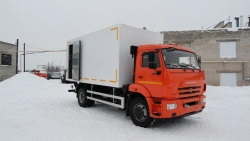 Isothermal/Refrigerated Cargo Truck with Diesel Engine Type 6706, Model 67062A on KAMAZ Chassis 43255-G5