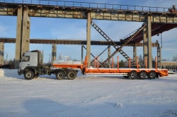 Heavy-Duty Semi-Trailer Politrans 94163-031 with Plant Axle 1201-2410002