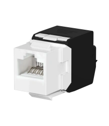 CADUCEUS ALING Experience Keystone RJ45 Module Cat.6A UTP, White, Art. 74307