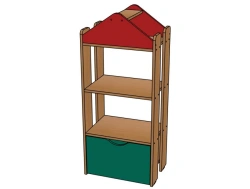 Versatile Shelving Unit "KS-G2" from "Gorodok" Set / SJ27