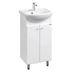 Aquaton Mira H 45 White Vanity Cabinet 1A104401MR0101
