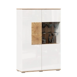 Left-Swing Cabinet Fiji LD.659180.000 (Golden Oak/White)