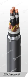 Power Cable with Copper Conductors and Cross-Linked Polyethylene Insulation, 6-35 kV, PVPp2gjng(A)-HF