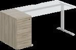 ALTA 4-Drawer Mobile Side Unit Frame Model MP 527