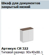 Low Storage Rack "CITY" Model SI 600