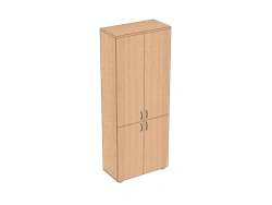 High Document Cabinet with Four Doors, 800x405x2025 mm, Model ApShD2-8