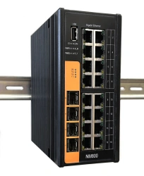 Managed Industrial Ethernet Switch NM800 for DIN Rail Applications