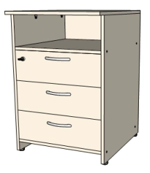 Side Cabinet - Customizable Design with 16mm LDSP Construction