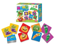 Fruits and Vegetables Memory Game for Kids