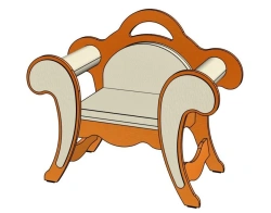 Children's Sofa "Little Prince" for Preschool Play NM84