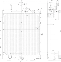 Water Radiator LAPM 1600.1301.000 for Engine Cooling