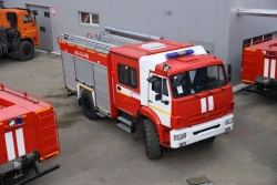 Fire Tanker Vehicle AC-(2.0-3.5)-?, Model 58815K43502, Modification 588150 on KAMAZ-43502-D5 Chassis