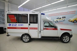 Medical Emergency Vehicle NV21PP, Class A and B on LADA 4x4 Base
