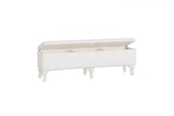 Stylish Banquette in Alabaster/Champagne Finish - Model LD.665150.000