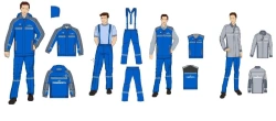 Men's Workwear Sets for Personnel (Jacket, Shirt-Jacket, Vest, Pants)