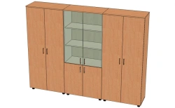 Combined Document Cabinet for Office Organization - Model SHD-K