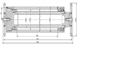 Hydraulic Cylinder 1156.00.00.00 (200x160-1250 mm), 70 MPa