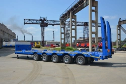 Metal Platform Semi-Trailer Politrans 9418-010 for Heavy Loads